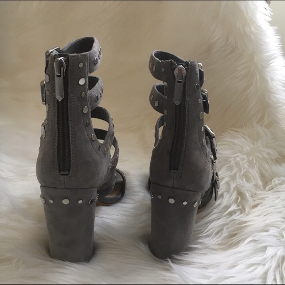 Sam Edelman Grey Suede Heels - Picture 4 of 8